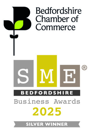 Beansprout Accountants: silver winners of Bedfordshire Chamber of Commerce SME Business Awards 2025.