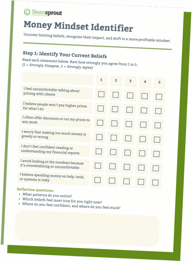 Beansprout consultancy - MoneyMindset-